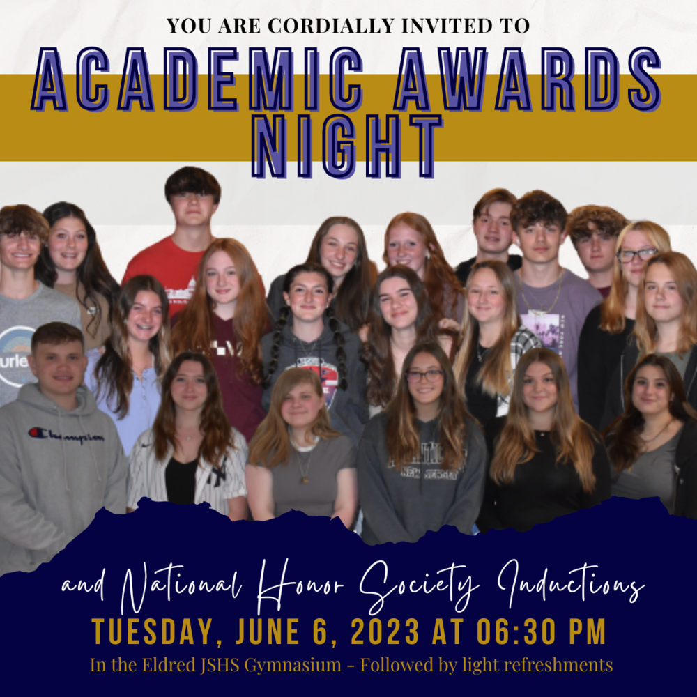 JSHS Academic Awards Night Eldred Junior Senior High School