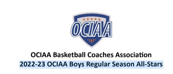 OCIAA Boys  Basketball All-Stars Announced!