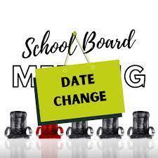 School Board Meeting - Date Change Pic