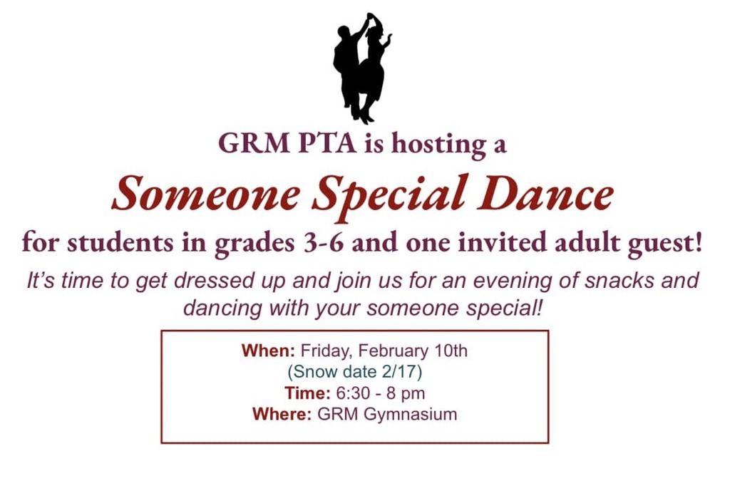 details about the PTA Someone Special Dance 